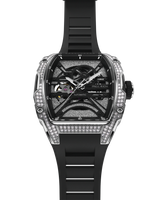 Paul Rich US Diamond Astro Skeleton Silver Watch