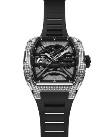 Paul Rich US Diamond Astro Skeleton Silver Watch