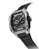 Paul Rich US Diamond Astro Skeleton Silver Watch
