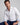 Kenneth// Cotton Knit-Stretch Button-Up Shirt With Contrast Details // White // Tailored Fit (Fitted)