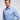 Blue Long Sleeve Shirt with contract trimming // Dual cuffs// contemporary fit- Final Sale in #color_
