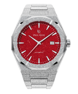 Paul Rich US Frosted Star Dust II Silver Red Watch in Automatic