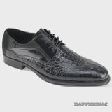 Giovanni Shane crocodile-embossed oxford - rotating product video