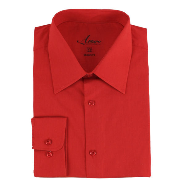 red dress shirt men near me Men's Red Dress Shirts