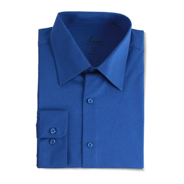 Modern Fit Dress Shirt in Royal Blue in Royal Blue