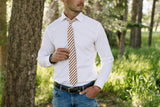 Russet Stripe Men's Tie