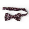 Sangria Floral - Men's Pre-tied Bow Tie