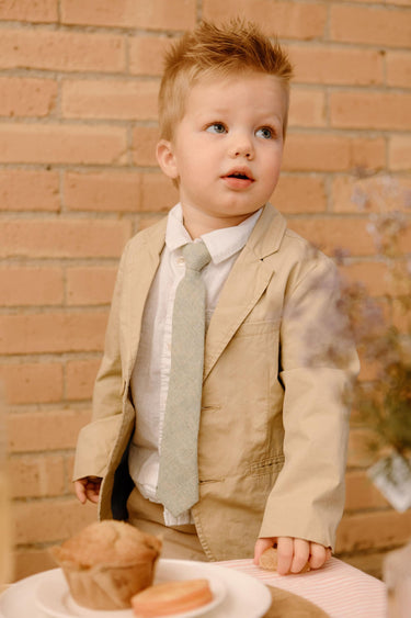 Sea Foam - Boys Tie — view 4