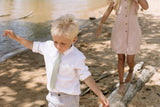 Sea Foam - Boys Tie — view 2
