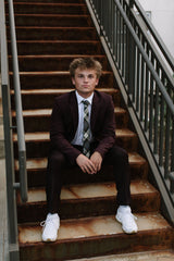 Spruce Plaid - Men's Tie — view 7