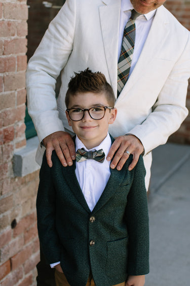 Spruce Plaid - Men's Tie — view 8