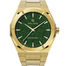 Paul Rich US Star Dust II Gold Green Watch in #color_