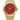 Paul Rich US Star Dust II Gold Red Dress Watch in #color_