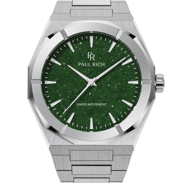 Paul Rich US Star Dust II Silver Green Watch