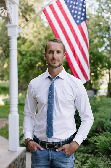 Star Spangler - Men's Tie — view 2