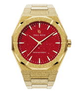 Paul Rich US Frosted Star Dust II Gold Red Watch