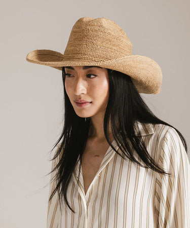 Gigi Pip Ames Packable Straw Cowboy Hat