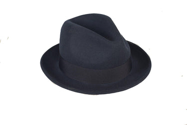 Ferrecci Brooks in Navy Blue Australian Wool Felt Trilby