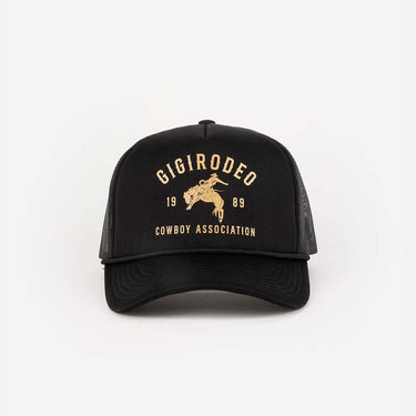 Gigi Rodeo Trucker Hat in Black
