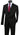 Vinci Black Regular Fit 2 Piece Suit - 2PP