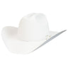 Bailey Western Lightning 4X Fur Blend Cowboy Hat in White #color_ White