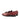 DapperFam Luciano in Red / Black / Navy Men's Italian Full Grain Leather & Exotic Ostrich Loafer