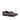 DapperFam Marcello in Brown / Dark Brown Men's Italian Pebble Grain Leather Belgian Slipper in Brown / Dark Brown
