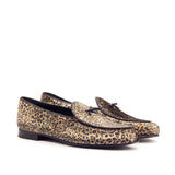 DapperFam Marcello in Leopard Men's Sartorial Belgian Slipper