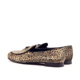 DapperFam Marcello in Leopard Men's Sartorial Belgian Slipper