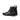 DapperFam Lucca in Black Women's Italian Croco Embossed Leather & Lux Suede Chelsea Boot in