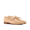 DapperFam Mariner in Camel Men's Suede Moccasin in Camel D - Standard Width