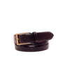DapperFam Luxe Men's Venice in Dark Brown Painted Croco