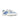 DapperFam Rivale in Blue Men's Linen Trainer in Blue