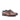 DapperFam Giuliano in Brown Men's Hand-Painted Patina Whole Cut in Brown