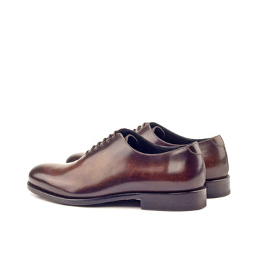 DapperFam Giuliano in Brown Men's Hand-Painted Patina Whole Cut in #color_