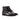DapperFam Ryker in Black / Grey Men's Italian Leather & Hand-Painted Patina Moc Boot in Black / Grey