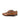 DapperFam Zephyr in Herringbone / Med Brown Men's Sartorial & Italian Leather Longwing Blucher
