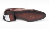 Paul Parkman Men's Hand-Painted Suede Captoe Oxfords in Bordeaux & Beige