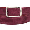 Pau Parkman Men's Suede Belt in Purple
