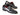 Paul Parkman Men's Leather Loafers in Gray & Black