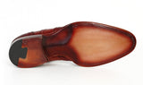 Paul Parkman Men's Wingtip Oxfords in Bordeaux & Camel