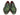 Paul Parkman Men's Hand-Painted Side Sewn Tassel Loafers in Green in #color_