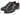 Paul Parkman Men's Leather Double Monkstraps in Gray & Black