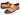 Paul Parkman Men's Hand-Painted Leather Double Monkstraps in Brown & Camel