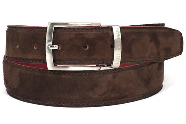 Pau Parkman Men's Suede Belt in Brown