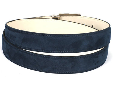 Pau Parkman Men's Suede Belt in Navy