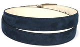 Pau Parkman Men's Suede Belt in Navy