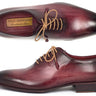 Paul Parkman Men's Wholecut Plain Toe Oxfords in Burgundy in #color_