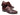 Paul Parkman Men's Croco-Embossed Leather Double Monkstraps in Brown & Bordeaux in #color_