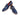 Paul Parkman Men's Hand-Painted Leather Tassel Loafers in Blue